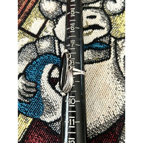 Sterling Silver Onyx Ring - Picture 5 of 5